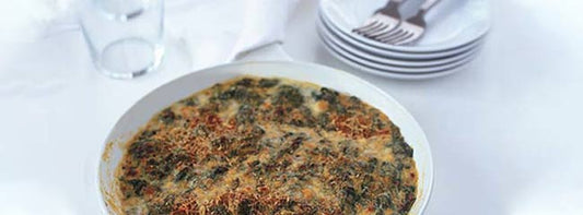 Gouda Creamed Spinach with Pancetta